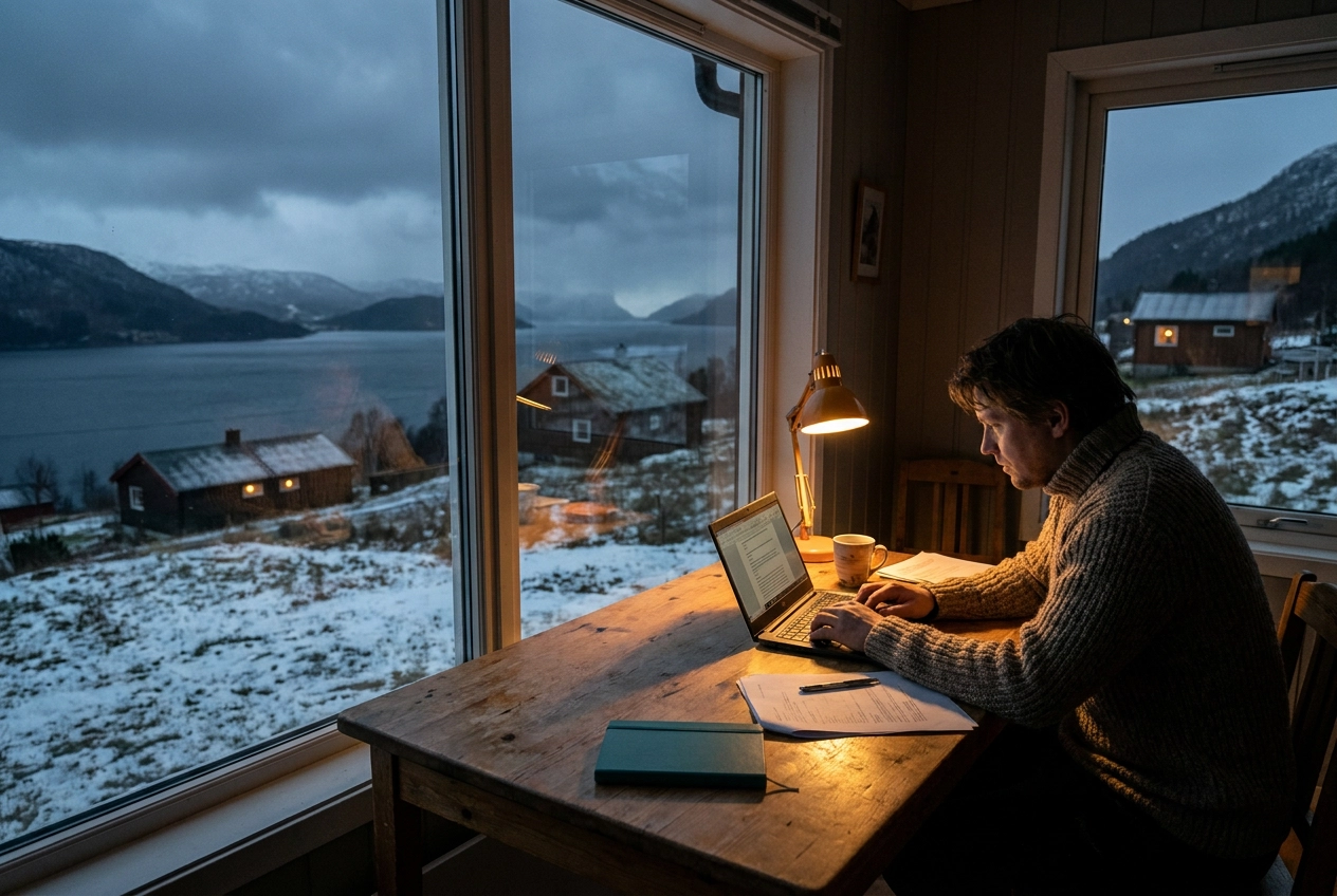 Professional header image for educational tutorial: Norgespris bindingstid: hva skjer om du angrer og flytter?