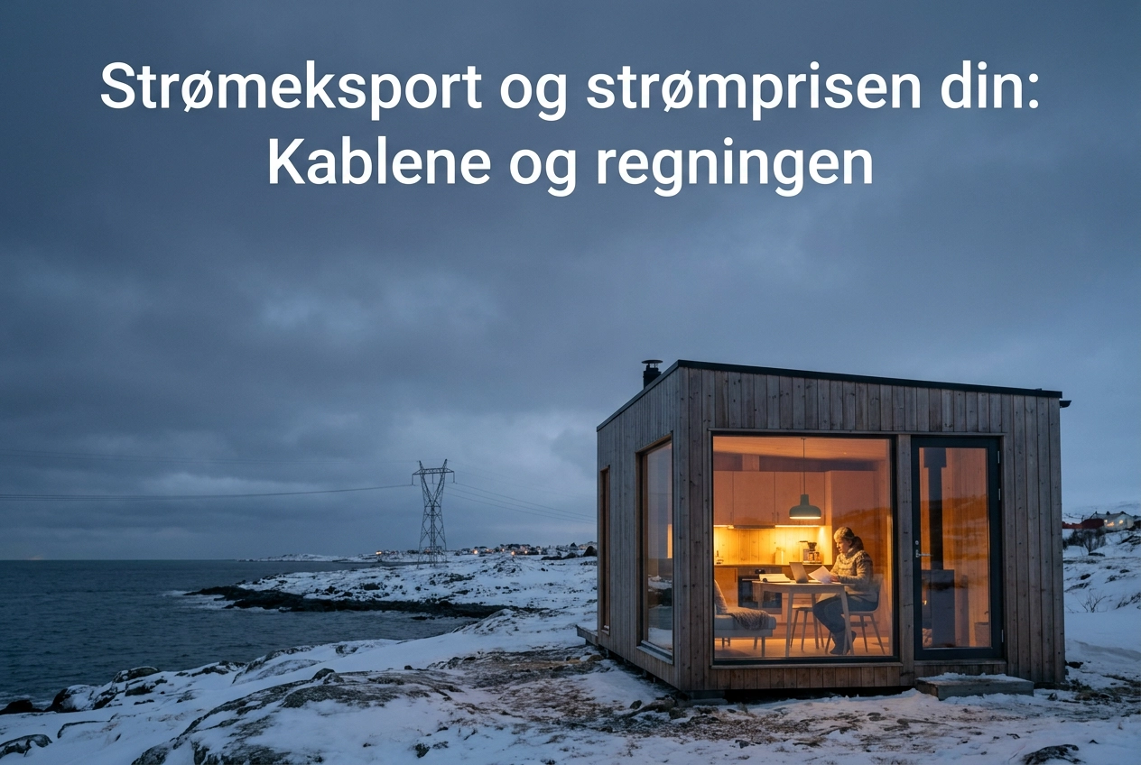 Professional header image for industry analysis: Strømeksport og strømprisen din: Kablene og regningen